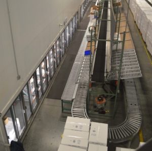 Third party logistics provider cooler doors