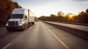 good logistics provider, truck on road