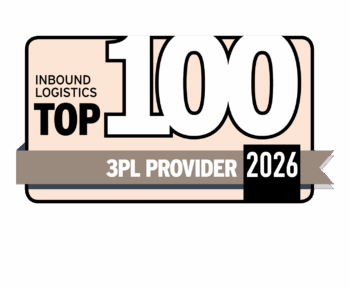 2026 Top 100 3PL Badge for Pharmaceutical 3PL Provider MD Logistics